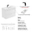 004 Series White Wood Bathroom Vanity 8