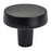 Transitional Advantage Four Zinc Matte Black Cabinet Knob  1