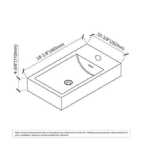 Glossy Resin Bathroom Sink 4
