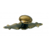 Classic Traditions Zinc Alloy Cabinet Knob Antique Brass 1