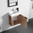 011 Series Oak Natural Wood Bathroom Vanity 4