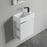 011 Series White Wood Bathroom Vanity 1