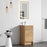 012 Series Oak Natural Wood Bathroom Vanity 4
