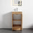 012 Series Oak Natural Wood Bathroom Vanity 8