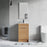012 Series Oak Natural Wood Bathroom Vanity 5