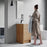 012 Series Oak Natural Wood Bathroom Vanity 3