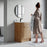 012 Series Oak Natural Wood Bathroom Vanity 3
