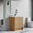 012 Series Oak Natural Wood Bathroom Vanity 5