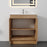 012 Series Oak Natural Wood Bathroom Vanity 12