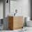 012 Series Oak Natural Wood Bathroom Vanity 3