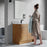 012 Series Oak Natural Wood Bathroom Vanity 5