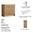 012 Series Oak Natural Wood Bathroom Vanity 13