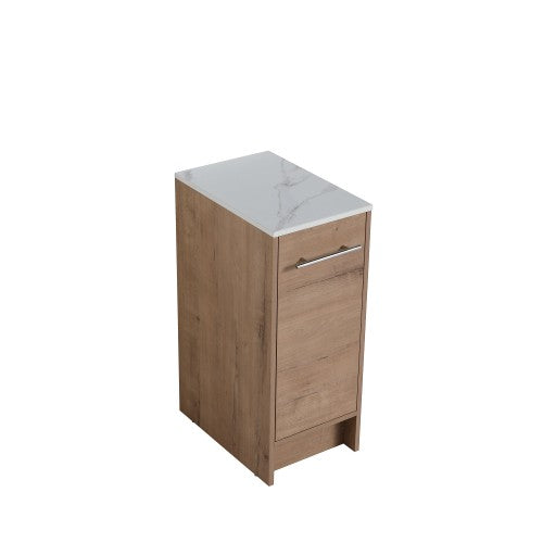 012 Series Oak Natural Wood Bathroom Vanity 12