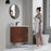 Black Aluminum & Glass Bathroom Mirror 5