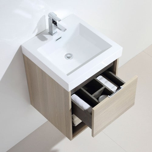 015 Series Grey Ashtree Wood Bathroom Vanity 2