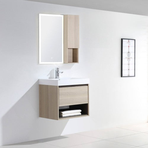 015 Series Grey Ashtree Wood Bathroom Vanity 1