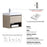 015 Series Grey Ashtree Wood Bathroom Vanity 4