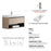 015 Series Grey Ashtree Wood Bathroom Vanity 4