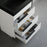 024 Series White Plywood with Melamine Bathroom Vanity 4