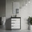 024 Series White Plywood with Melamine Bathroom Vanity 2