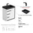 024 Series White Plywood with Melamine Bathroom Vanity 5