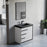 024 Series White Plywood with Melamine Bathroom Vanity 1