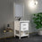 028 Series White Wood Bathroom Vanity 1