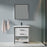028 Series White Wood Bathroom Vanity 1