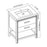 028 Series White Wood Bathroom Vanity 6