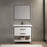 028 Series White Wood Bathroom Vanity 1