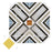 Vaudeville Porcelain Octagon Deco Ritter with Taco Lima Tile Matte 9