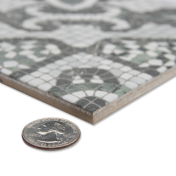 Versailles Porcelain Mosaico Chateau Mosaic Satin 11