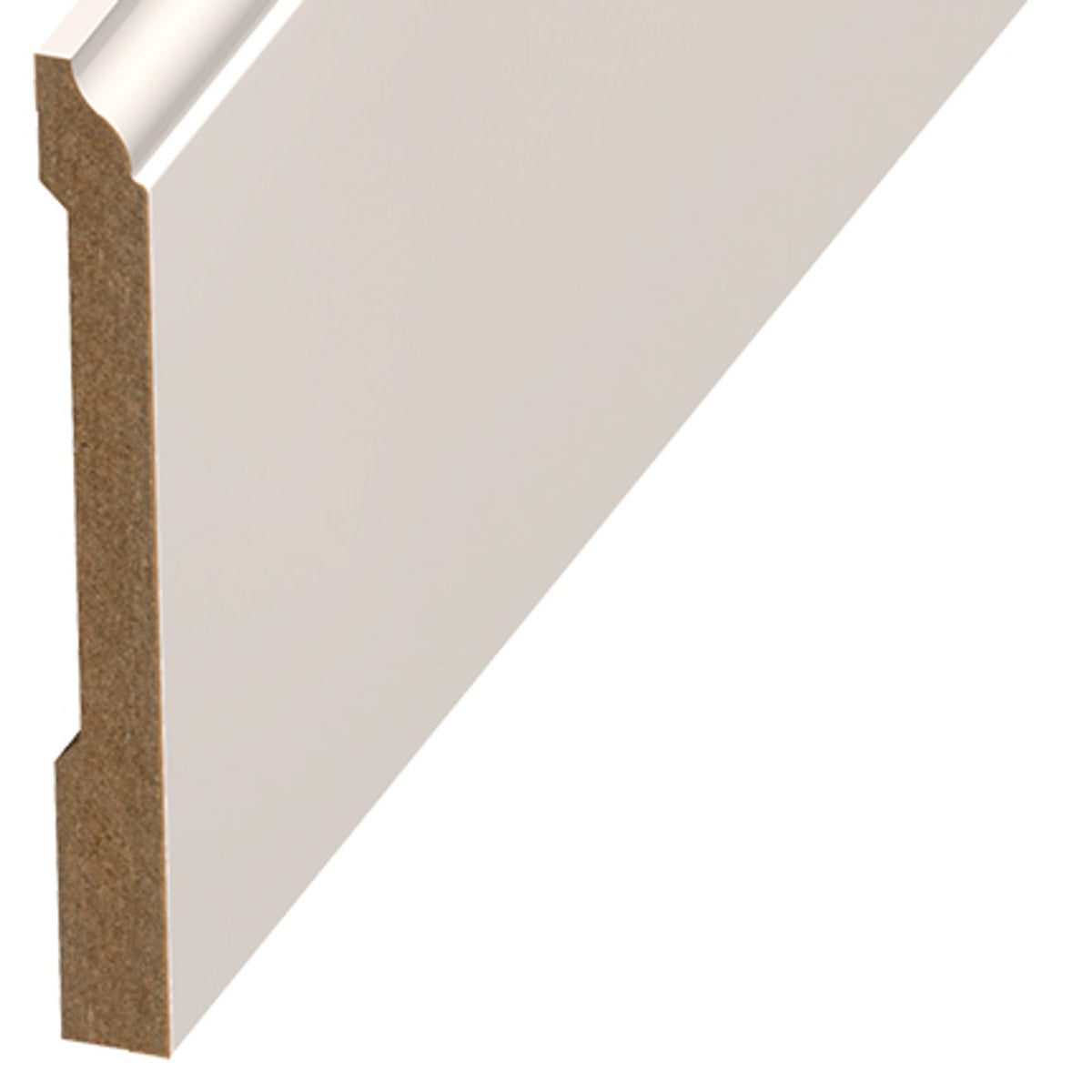 Versatrim Standard Color White Paint Grade Colonial Base — Stone & Tile ...