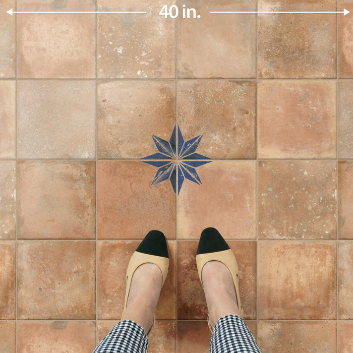Kings Nonna Porcelain Blue Tile Mixed 8