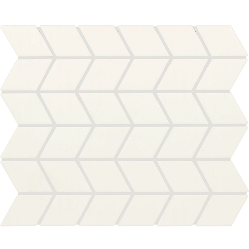 Color Wheel Retro Ceramic Arctic White 0790 Mosaic Matte 1