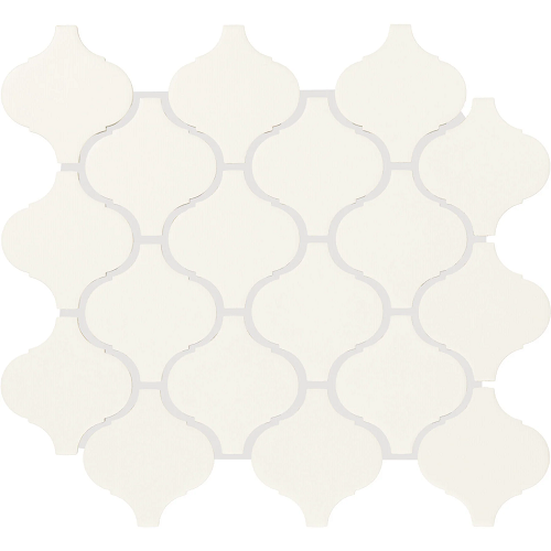 Color Wheel Retro Ceramic Arctic White 0790 Mosaic Matte 1