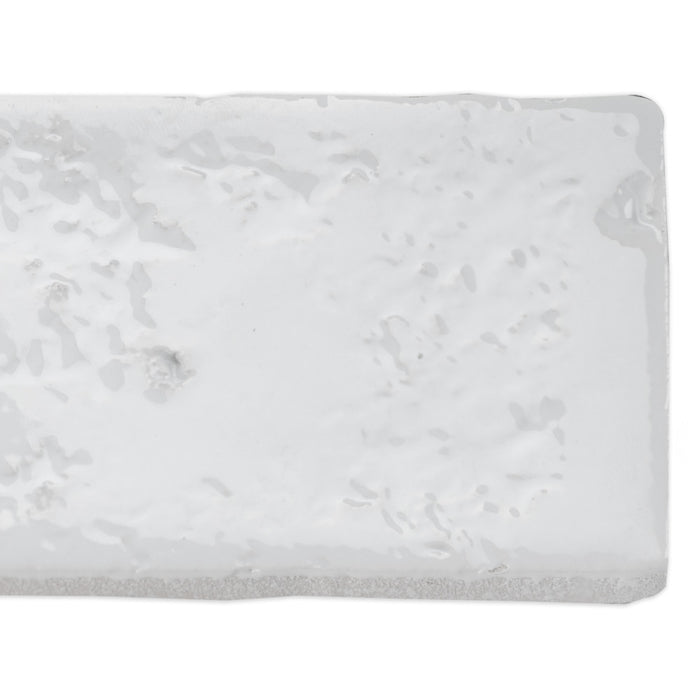 Arches Ceramic Brick White Tile Glossy 13