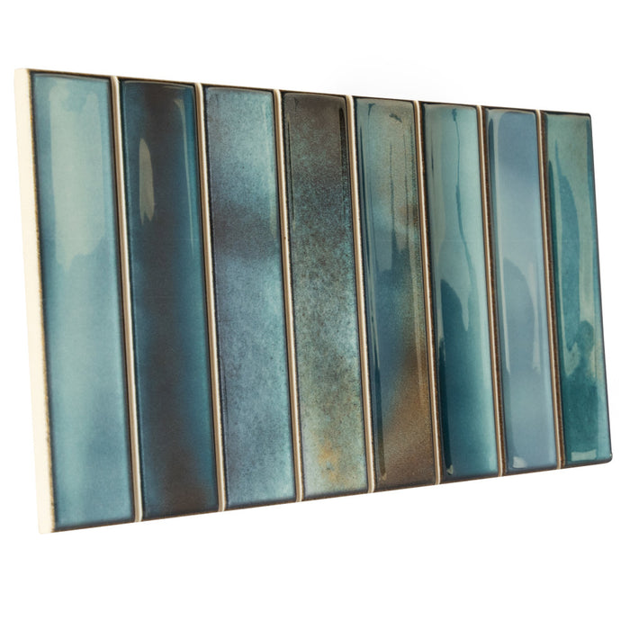 Borealis Ceramic Aqua Tile Glossy 8