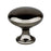 Advantage Plus Two Zinc Black Nickel Cabinet Knob  1
