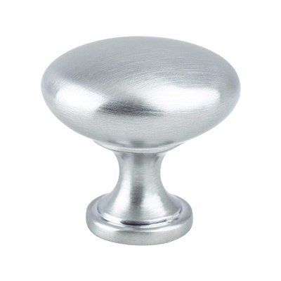 Advantage Knobs Zinc Satin Chrome Cabinet Knob  1