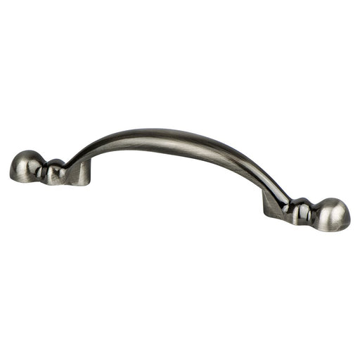 Advantage Plus Two Zinc Brushed Black Nickel Cabinet Pull  1