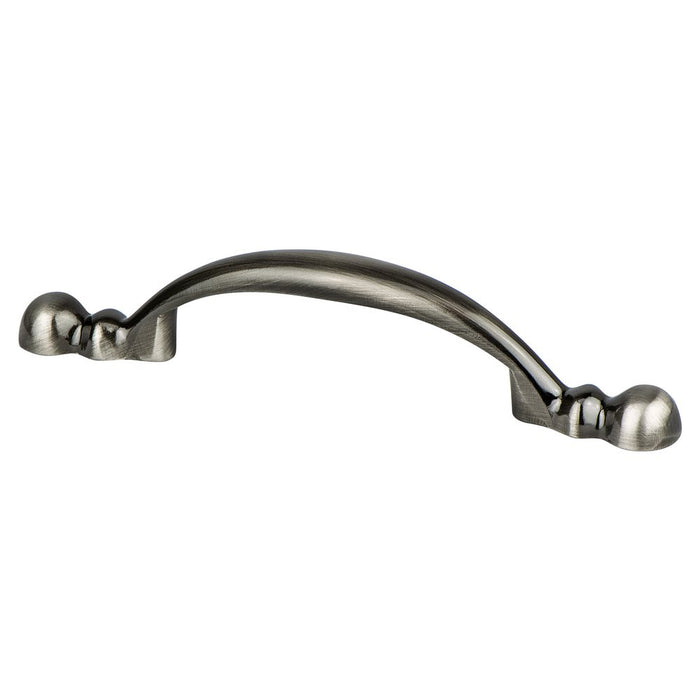 Advantage Plus Two Zinc Brushed Black Nickel Cabinet Pull  1