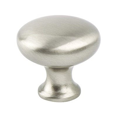 Traditional Advantage Four Zinc Brushed Nickel Cabinet Knob  1