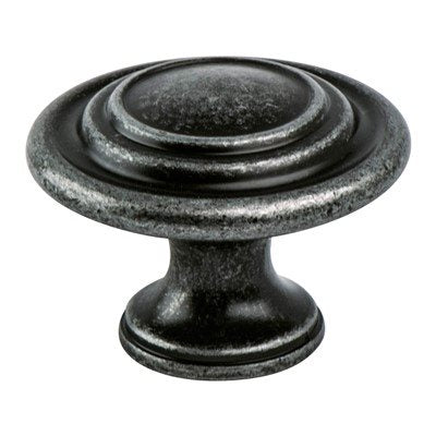 Advantage Two Zinc Antique Pewter Cabinet Knob  1