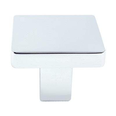 Contemporary Advantage One Zinc Cabinet Knob - Polished Chrome 2