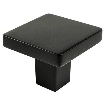 Contemporary Advantage One Zinc Cabinet Knob - Matte Black 2