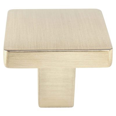 Contemporary Advantage One Zinc Champagne Cabinet Knob  1