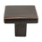 Contemporary Advantage One Zinc Verona Bronze Cabinet Knob  1