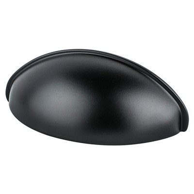 Transitional Advantage Three Zinc Matte Black Cup Pull  1