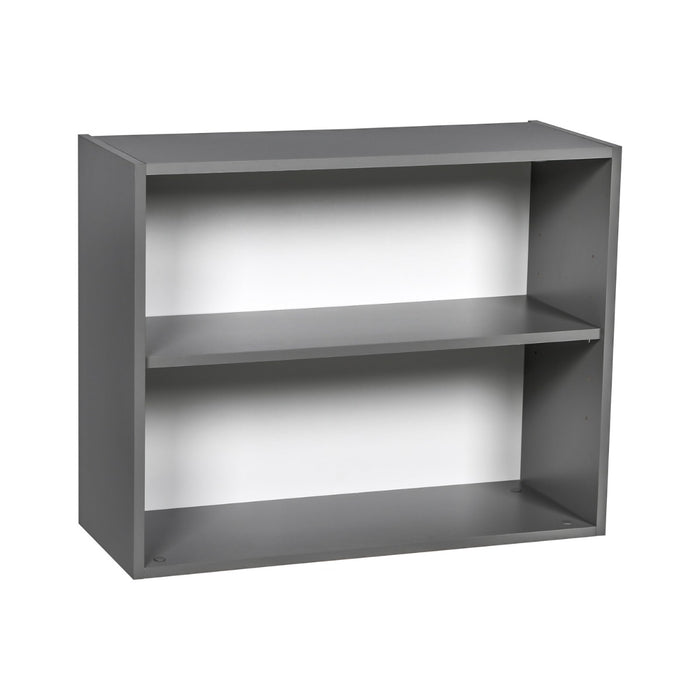 Wallkitchens Wood Grey  Wall Cabinet Grey 1
